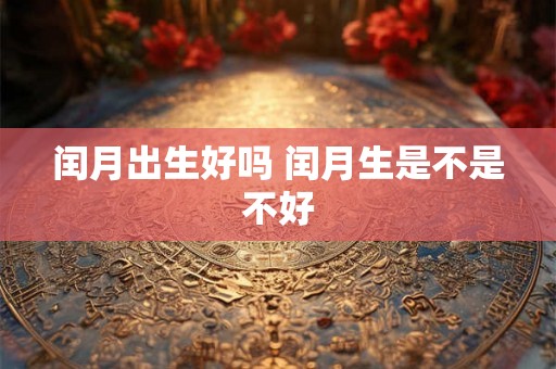 闰月出生好吗 闰月生是不是不好 闰月出生好吗 闰月生是不是不好