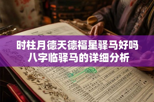 时柱月德天德福星驿马好吗 八字临驿马的详细分析 时柱月德天德福星驿马好吗 八字临驿马的详细分析