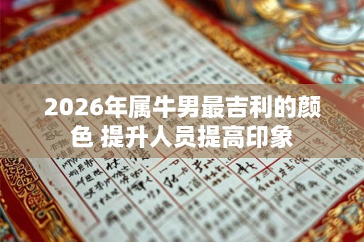 2026年属牛男最吉利的颜色 提升人员提高印象