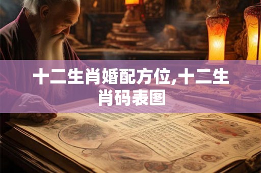 十二生肖婚配方位,十二生肖码表图