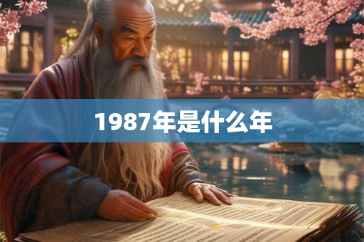 1987年是什么年
