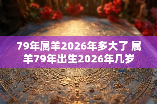 79年属羊2026年多大了 属羊79年出生2026年几岁