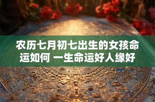 农历七月初七出生的女孩命运如何 一生命运好人缘好桃花运旺