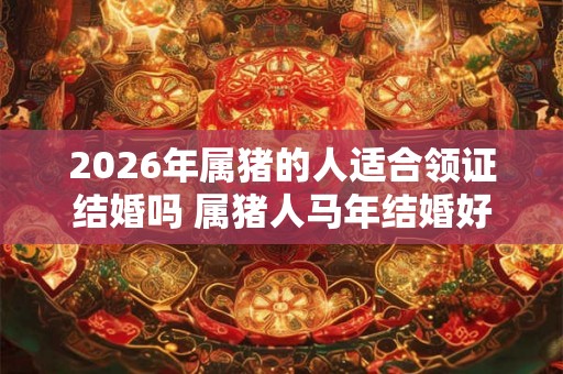 2026年属猪的人适合领证结婚吗 属猪人马年结婚好不好 2026年属猪的人适合领证结婚吗 属猪人马年结婚好不好