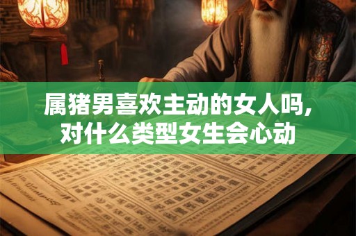 属猪男喜欢主动的女人吗,对什么类型女生会心动