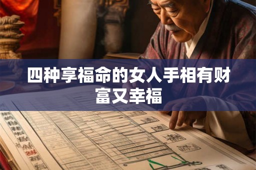 四种享福命的女人手相有财富又幸福