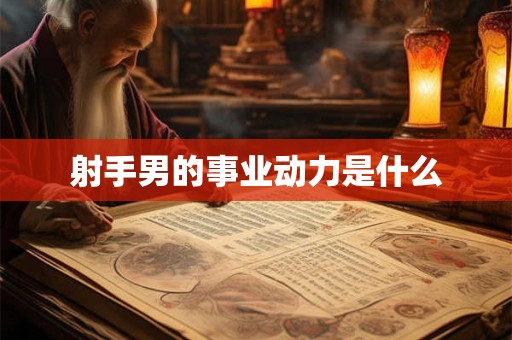射手男的事业动力是什么
