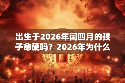出生于2026年闰四月的孩子命硬吗？2026年为什么是闰四月？