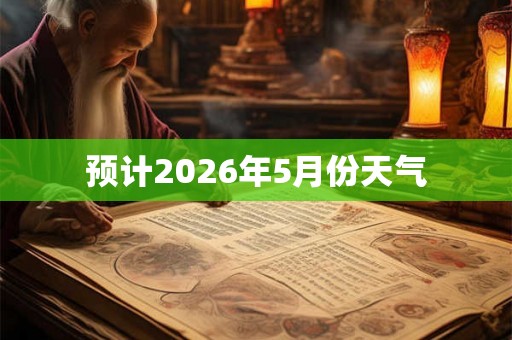 预计2026年5月份天气