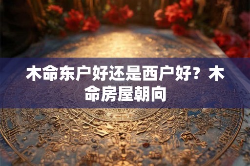 木命东户好还是西户好？木命房屋朝向