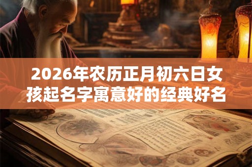 2026年农历正月初六日女孩起名字寓意好的经典好名字 2026年农历正月初六日女孩起名字寓意好的经典好名字