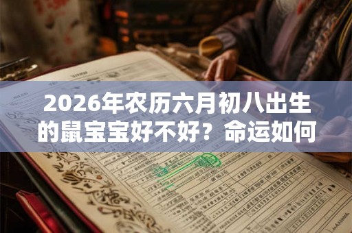 2026年农历六月初八出生的鼠宝宝好不好？命运如何？