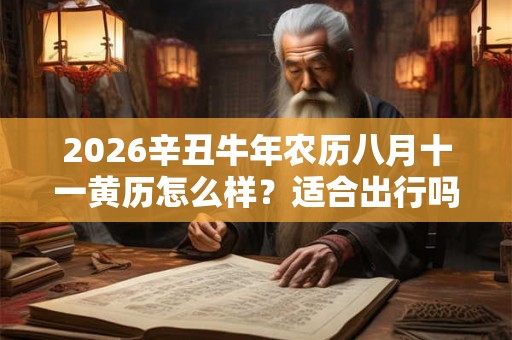 2026辛丑牛年农历八月十一黄历怎么样？适合出行吗？