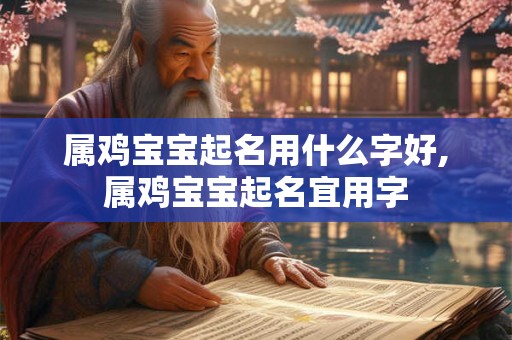 属鸡宝宝起名用什么字好,属鸡宝宝起名宜用字