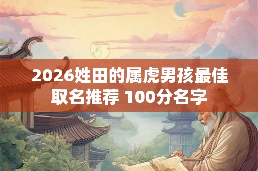 2026姓田的属虎男孩最佳取名推荐 100分名字 2026姓田的属虎男孩最佳取名推荐 100分名字