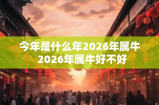 今年是什么年2026年属牛  2026年属牛好不好