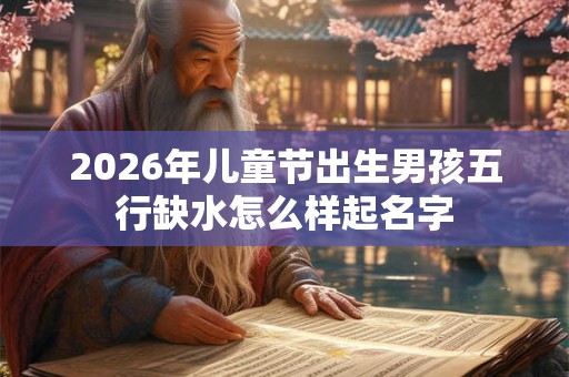 2026年儿童节出生男孩五行缺水怎么样起名字 2026年儿童节出生男孩五行缺水怎么样起名字