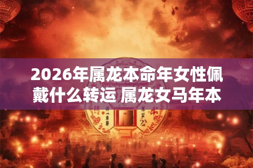 2026年属龙本命年女性佩戴什么转运 属龙女马年本命年如何化解太岁