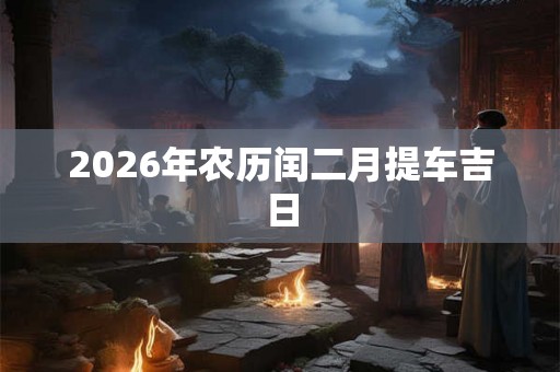 2026年农历闰二月提车吉日