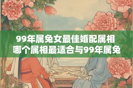 99年属兔女最佳婚配属相 哪个属相最适合与99年属兔女结婚 99年属兔女最佳婚配属相 哪个属相最适合与99年属兔女结婚