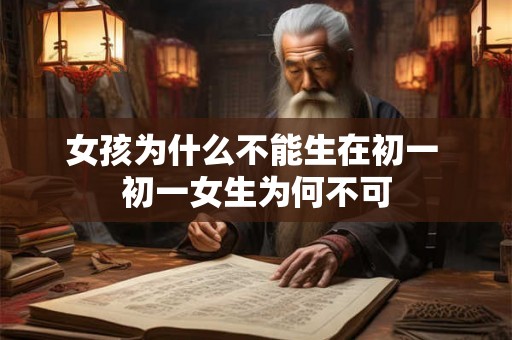 女孩为什么不能生在初一 初一女生为何不可