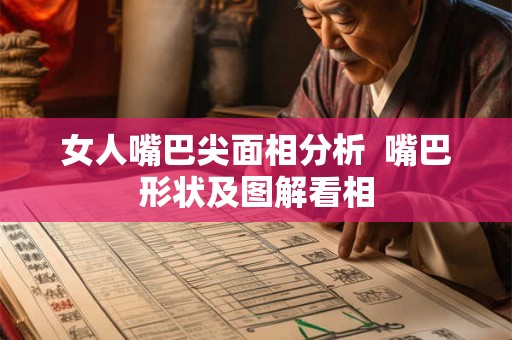 女人嘴巴尖面相分析  嘴巴形状及图解看相