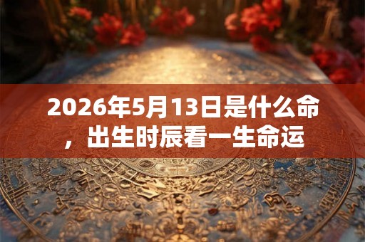 2026年5月13日是什么命,出生时辰看一生命运 2026年5月13日是什么命,出生时辰看一生命运
