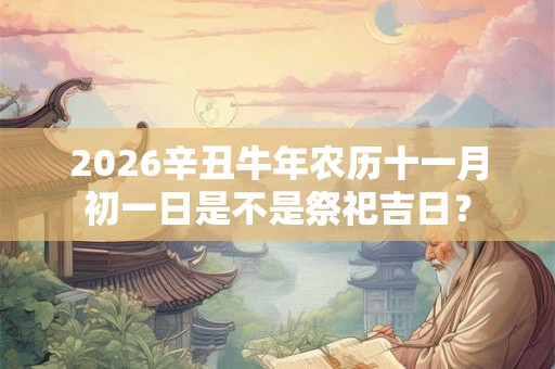 2026辛丑牛年农历十一月初一日是不是祭祀吉日？