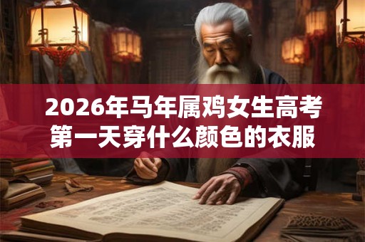 2026年马年属鸡女生高考第一天穿什么颜色的衣服