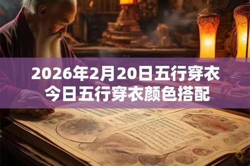 2026年2月20日五行穿衣 今日五行穿衣颜色搭配