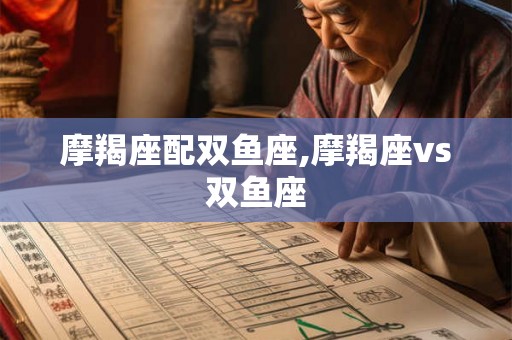 摩羯座配双鱼座,摩羯座vs双鱼座