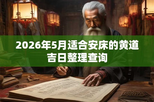 2026年5月适合安床的黄道吉日整理查询