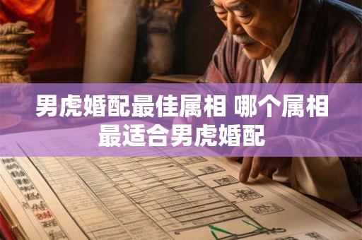 男虎婚配最佳属相 哪个属相最适合男虎婚配