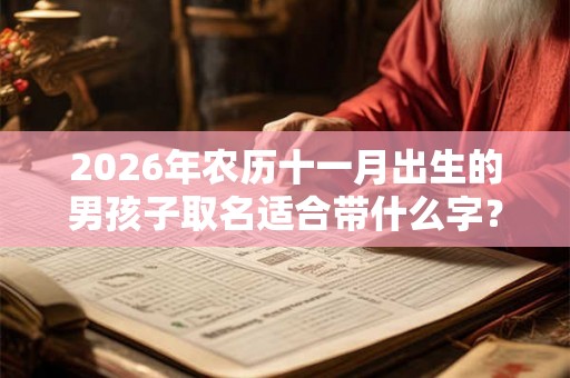 2026年农历十一月出生的男孩子取名适合带什么字？