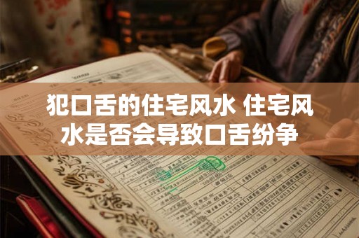 犯口舌的住宅风水 住宅风水是否会导致口舌纷争