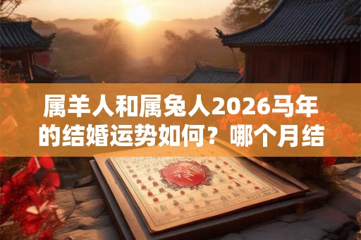 属羊人和属兔人2026马年的结婚运势如何？哪个月结婚好？