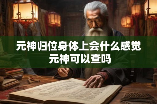 元神归位身体上会什么感觉 元神可以查吗 元神归位身体上会什么感觉 元神可以查吗