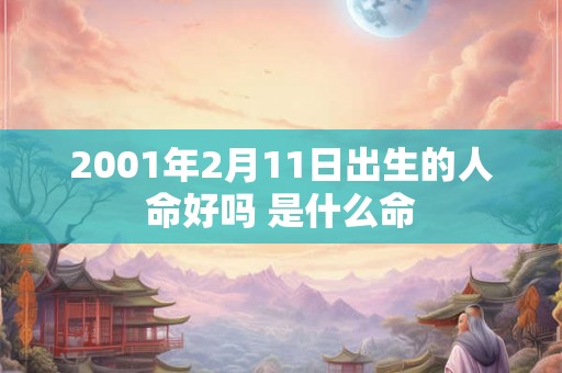 2001年2月11日出生的人命好吗 是什么命 2001年2月11日出生的人命好吗 是什么命