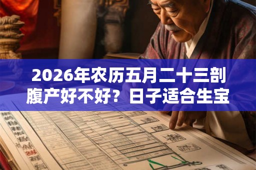 2026年农历五月二十三剖腹产好不好?日子适合生宝宝吗? 2026年农历五月二十三剖腹产好不好?日子适合生宝宝吗?