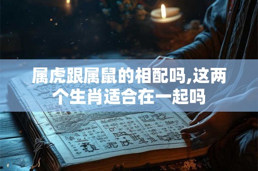 属虎跟属鼠的相配吗,这两个生肖适合在一起吗