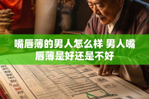 嘴唇薄的男人怎么样 男人嘴唇薄是好还是不好