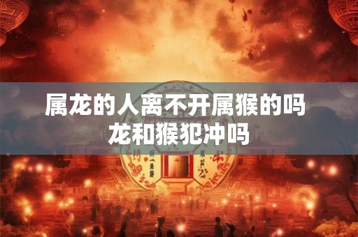属龙的人离不开属猴的吗 龙和猴犯冲吗