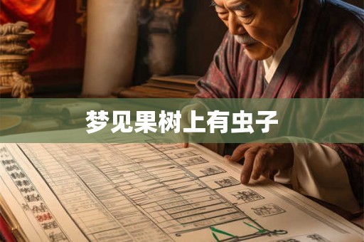 梦见果树上有虫子