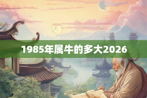 1985年属牛的多大2026