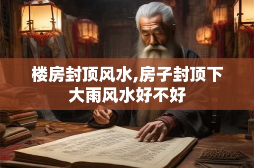 楼房封顶风水,房子封顶下大雨风水好不好