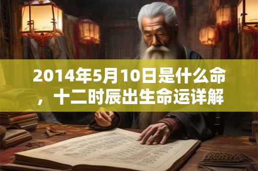 2014年5月10日是什么命，十二时辰出生命运详解
