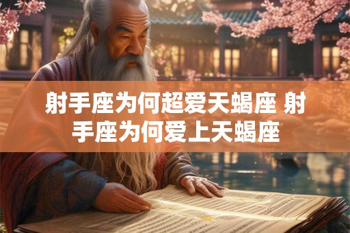 射手座为何超爱天蝎座 射手座为何爱上天蝎座