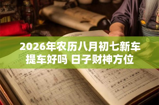 2026年农历八月初七新车提车好吗 日子财神方位
