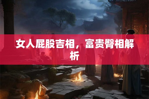 女人屁股吉相，富贵臀相解析