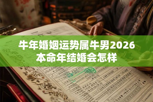 牛年婚姻运势属牛男2026本命年结婚会怎样 牛年婚姻运势属牛男2026本命年结婚会怎样